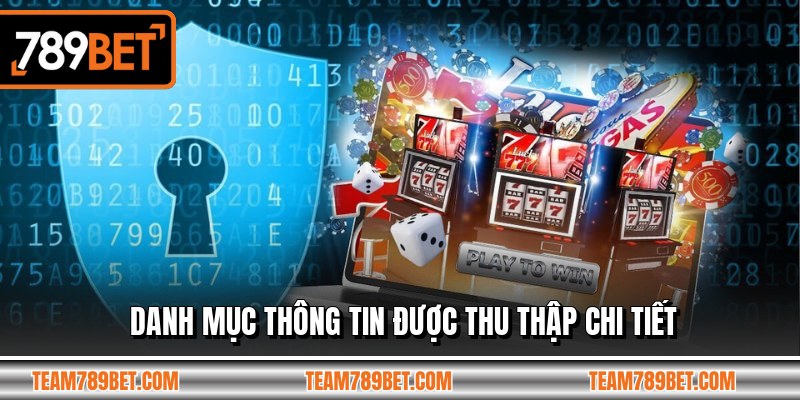 Danh mục thông tin được thu thập chi tiết